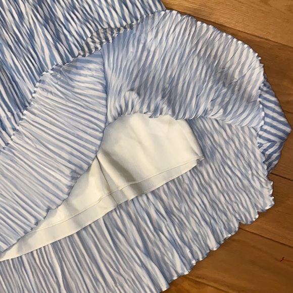 NWT Vince Striped Midi Skirt, size L, perfect summer staple to dress up or down - Picture 9 of 10